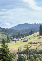 Obraz premium View in the Carpathians, Ukraine