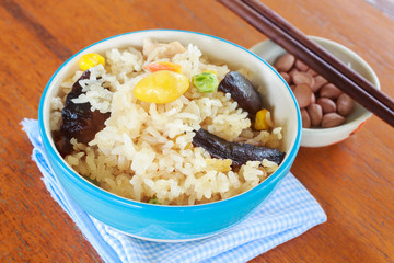 Vegetarian casserole rice