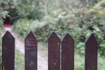 wooden fence