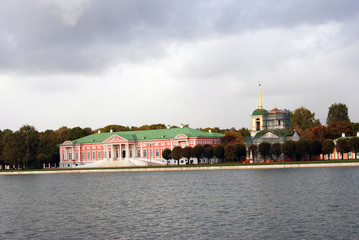 Kuskovo park in Moscow.  Palace museum