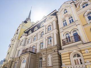 typical residential area in Kiev, Ukraine