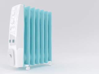 Knitted electric heater