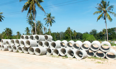 Concret pipes