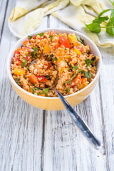 Bulgur Salad (with vegetables)