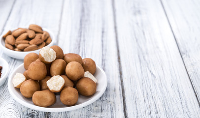 Homemade Marzipan Potatoes (German cuisine)