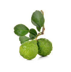 Bergamot fruit on  white background