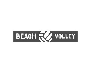 Volleyball label, badge, logo and icon. Sports insignia. Best for volley club, league competition, sport shops, sites or magazines. Use it as print on tshirt. Vector