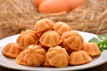 homemade sponge cake