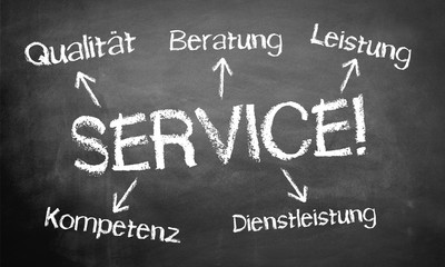 Obraz premium Service / Konzept