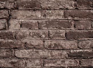 Background. Brick wall of a very old brick.
