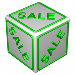 Block with word sale