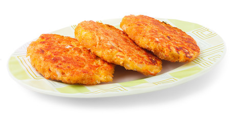 vegetable cutlets with cabbage