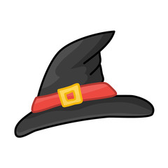 Witch hat isolated illustration