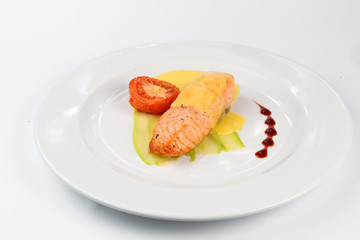 delicious food on a plate