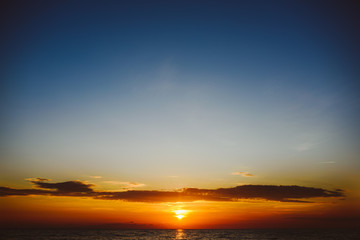Sunset over Sea
