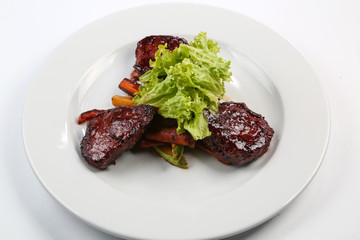 delicious food on a plate