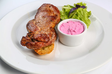 delicious food on a plate