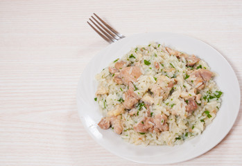 rice with meat