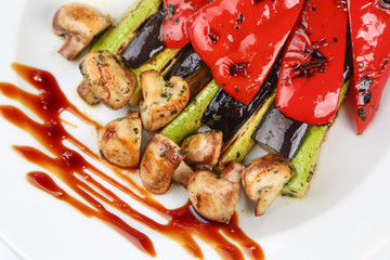 delicious food on a plate