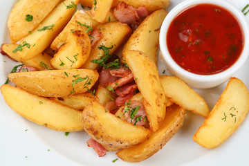 delicious food on a plate