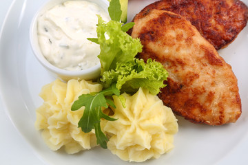 delicious food on a plate