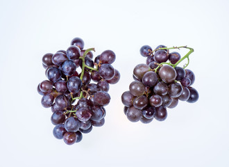 Grapes isolated on white background