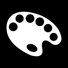 Fototapeta premium The palette icon