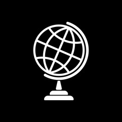 The globe icon. Globe symbol.