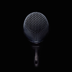 Modern Microphone on Stand