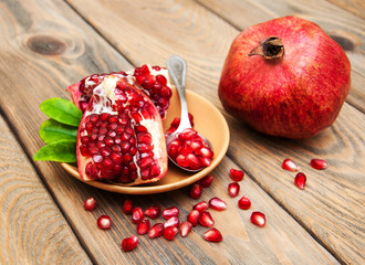 juicy pomegranate fruit