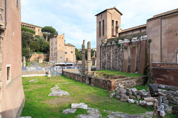 Fototapeta na wymiar Ruins in Rome