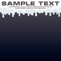 Background with Liquid Paint Banner