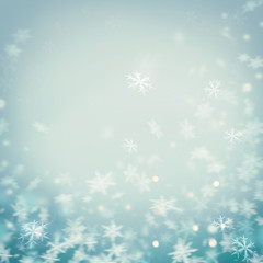 Fototapeta na wymiar Abstract winter snow background