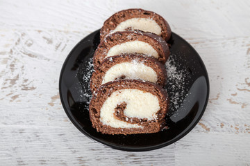 Coconut and Chocolate Rolls