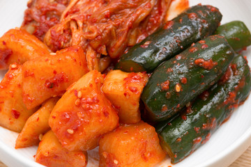 キムチの盛り合わせ