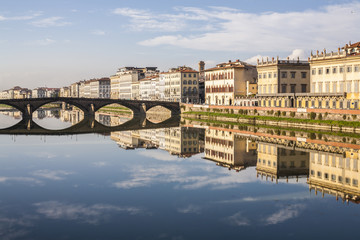 Fototapeta premium Arno river, Florence, Italy