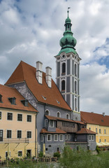 Obraz premium St. Jost Church in Cesky Krumlov