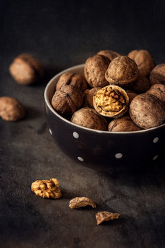 Walnuts in a bowl