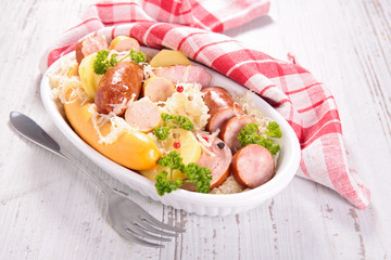cabbage and meats