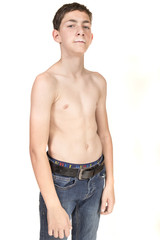 Teen Boy With Milk Moustache 