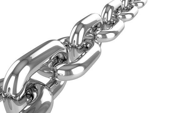 render stainless steel chain