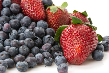 blueberry and strawberry