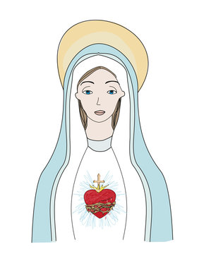 The Heart of Virgin Mary.