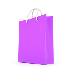 Paper Shopping Bag isolated on white background