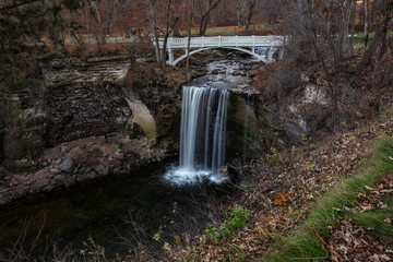 Obraz premium Lower Upper Minneopa Falls (Explored)