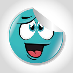Cartoon emoticon graphic 