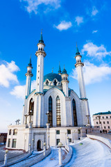 Kul Sharif  Mosque in Kazan Kremlin. Main Jama Masjid in Kazan a