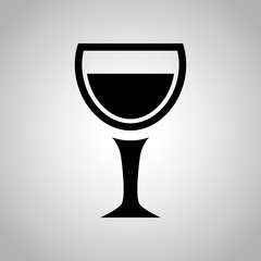 Glass of wine icon