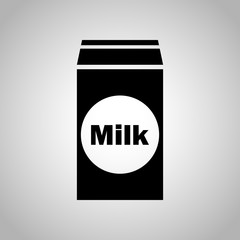 Package of milk icon