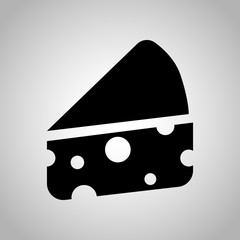 Cheese slice icon